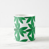Mug Feuillage de feuilles vertes (Centre)