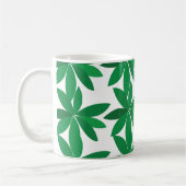 Mug Feuillage de feuilles vertes (Gauche)