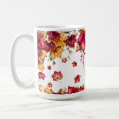 Mug Feuillage d'érable d'automne – Tapisserie de style (Gauche)