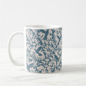 Mug Feuillage des colibris bleu blanc (Gauche)