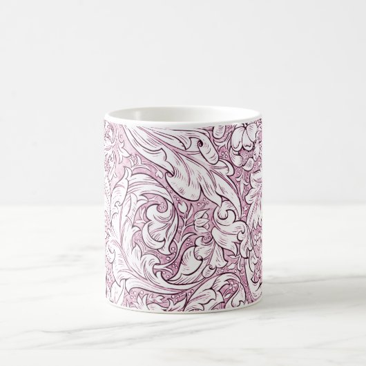 Mug Feuillage orné rose rose (Centre)