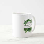 Mug Feuillage tropical verdoyant (Devant droit)