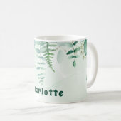 Mug Feuillage vert Eucalyptus nom vert (Devant droit)
