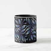 Mug feuille bleu (Centre)