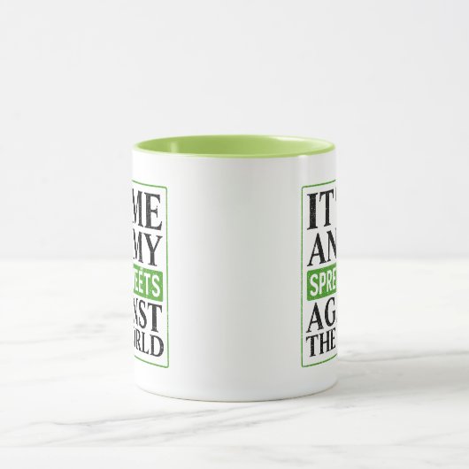 Mug Feuille comptable Drôle Drôle Dire café (Centre)