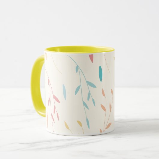 Mug feuille d'arbre (Devant gauche)