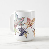 Mug Feuille d'arbre de gomme en automne (Devant gauche)
