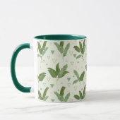Mug Feuille de banane avec des triangles (Gauche)