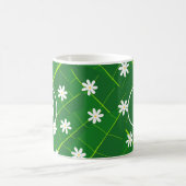 Mug feuille de banane tropicale et fleurs vert botaniq (Centre)