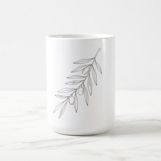 Mug Feuille de branche d'olive  (Centre)