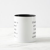 Mug Feuille de calcul amusante (Centre)