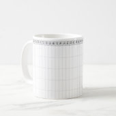 Mug Feuille de calcul d'Excel - vert (Devant gauche)