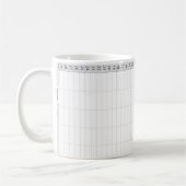 Mug Feuille de calcul d'Excel - vert (Gauche)