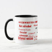 Mug Feuille de calcul la plus drôle Mig Annoying Sweer (Gauche)