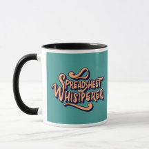 Feuille de calcul Vintage rétro Whisperer Humour d