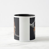Mug Feuille de chêne avec glaçons après une tempête de (Centre)