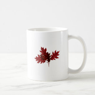 Mug Feuille de chêne rouge