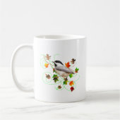 Mug Feuille de Chickadee et d'automne (Gauche)