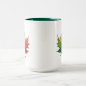 Mug Feuille de chute d'érable grand combo (Centre)