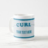 Mug Feuille de curling Pierre de curling (Devant gauche)