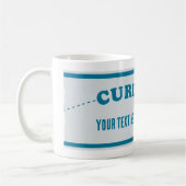Mug Feuille de curling Pierre de curling (Gauche)