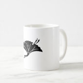 Mug feuille de ginkgo en forme de grue (Devant droit)