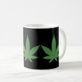 Mug Feuille de mauvaises herbes (Devant droit)