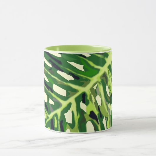 Mug Feuille de monstère tropicale (Centre)