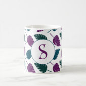 Mug Feuille de palme de banane tropicale initiale pers (Centre)