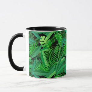 Mug Feuille de palmiers tropicaux