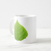 Mug Feuille de tremble verte #11 (Devant gauche)