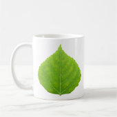 Mug Feuille de tremble verte #11 (Gauche)