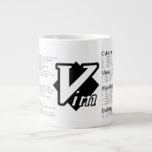 Mug feuille de triche VIM (Devant)