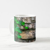 Mug Feuille de vigne blanche feuille plante (Devant gauche)