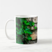 Mug Feuille de vigne blanche feuille plante (Gauche)