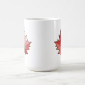 Mug Feuille d'érable canadienne contemporaine ID1071 (Centre)