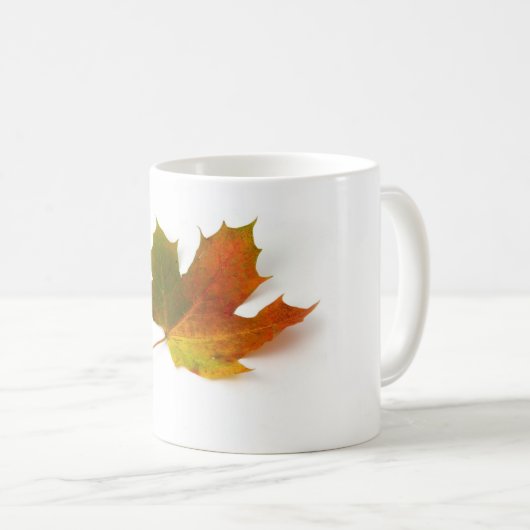 Mug Feuille d'érable d'automne (Devant droit)