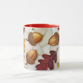 Mug Feuille d'érable d'automne Gland (Centre)