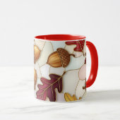 Mug Feuille d'érable d'automne Gland (Devant droit)