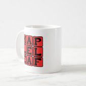 Mug Feuille d'érable, Drapeau canadien (Devant gauche)