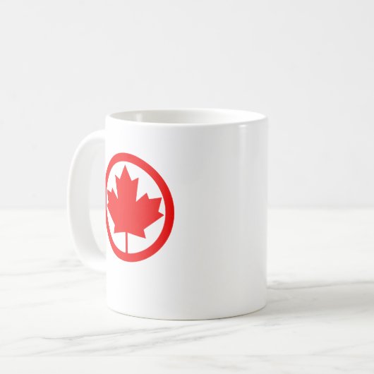 Mug Feuille d'érable du Canada (Devant gauche)