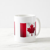 Mug Feuille d'érable du drapeau du Canada (Devant droit)