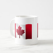 Mug Feuille d'érable du drapeau du Canada (Devant gauche)