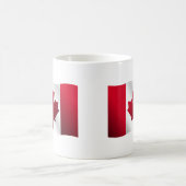 Mug Feuille d'érable du drapeau du Canada (Centre)
