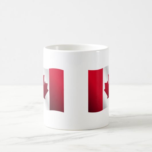Mug Feuille d'érable du drapeau du Canada (Centre)