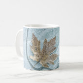 Mug Feuille d'érable gelée sur glace (Devant gauche)
