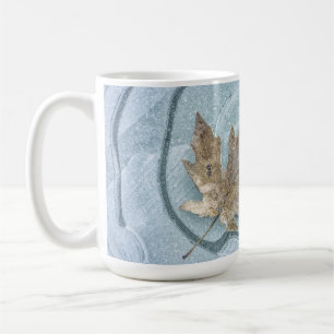 Mug Feuille d'érable gelée sur glace