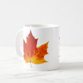 Mug Feuille d'érable rouge (Devant gauche)