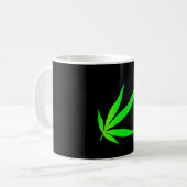 Mug Feuille d'herbe Abstraite (Devant gauche)