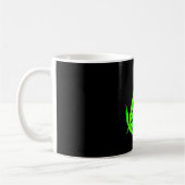 Mug Feuille d'herbe Abstraite (Gauche)